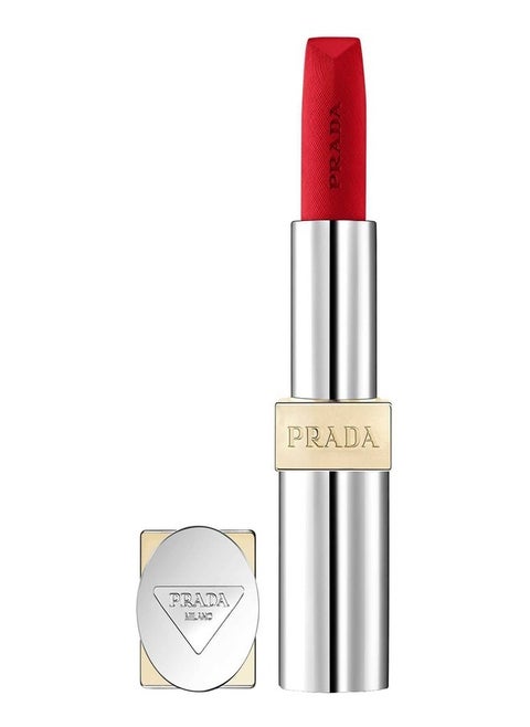 PRADA Monochrome Soft Matte Lipstick R26 - Long-Lasting Rich Pigment for a Bold, Velvet Finish (3.9g)