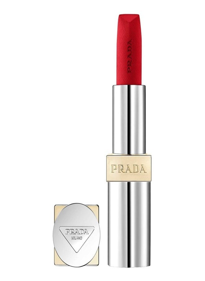 PRADA - PRADA Monochrome Soft Matte Lipstick R26 - Long-Lasting Rich Pigment for a Bold, Velvet Finish (3.9g) - Image 1