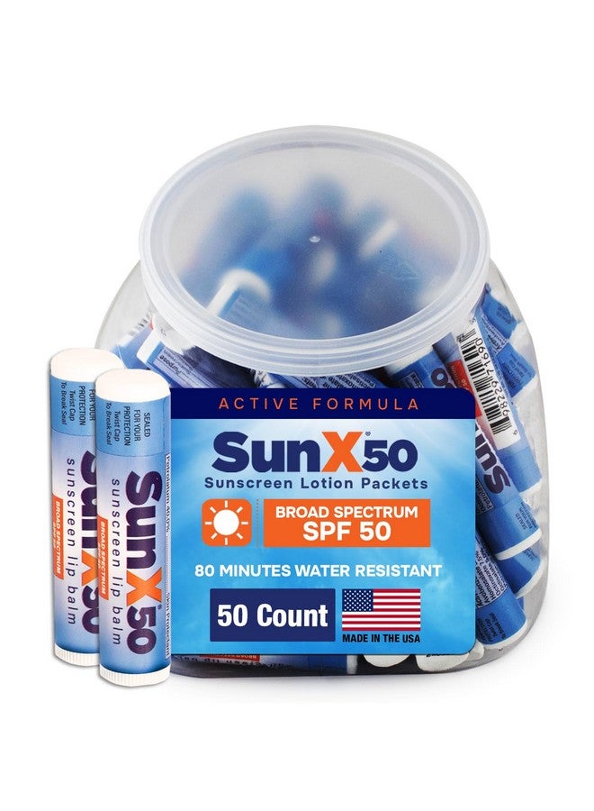 coretex Sun X 50 Lip Balm Bulk Pack 50 Count Spf 50 Uva & Uvb Weathering Protection - Image 1