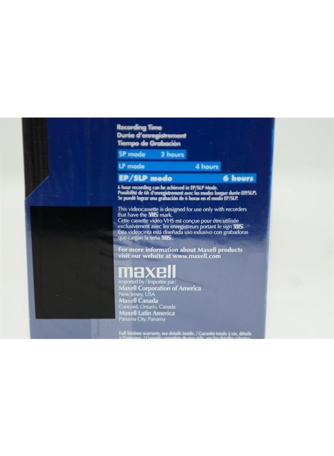 Maxell 10pk VHS Cassette Standard Grade T-120, 6 Hour - 10 Pack - Image 4