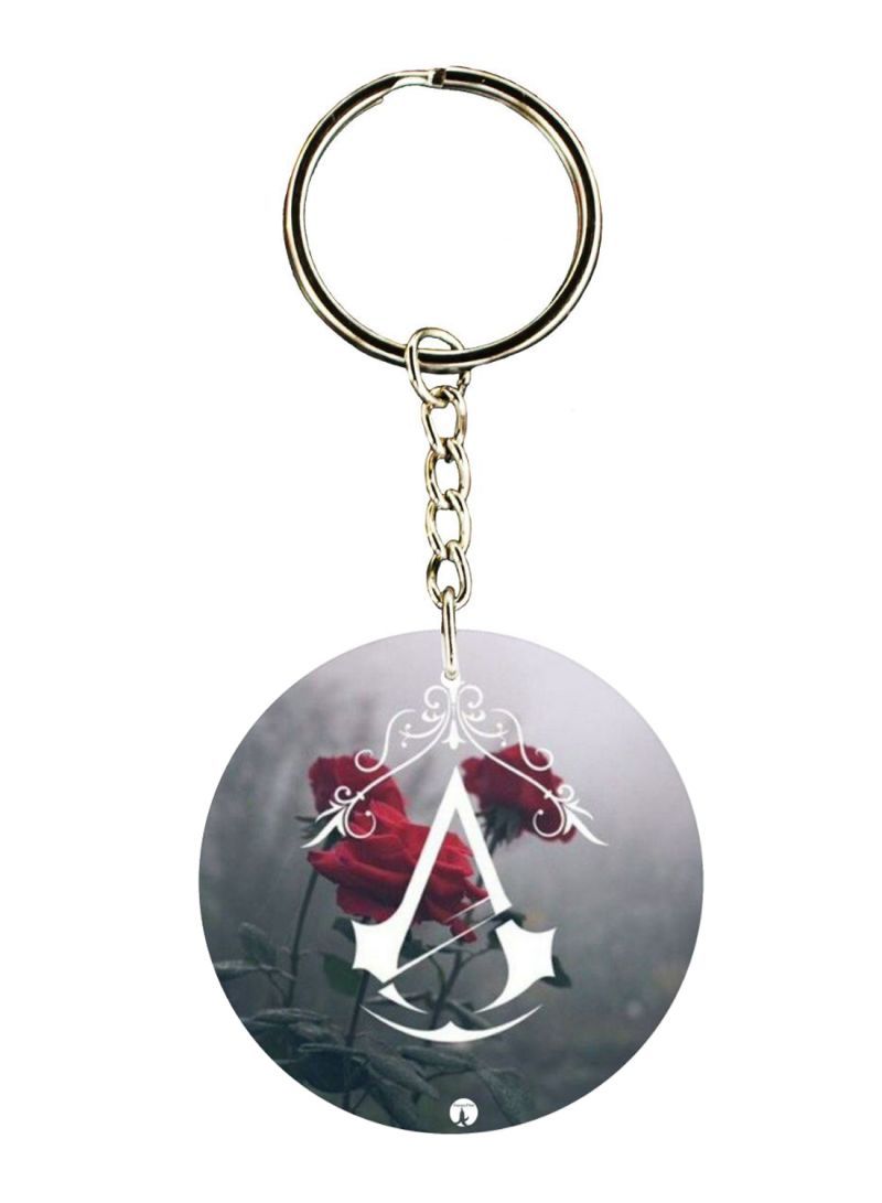 Double Sided Assassin's Creed Printed Keychain
