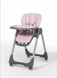 Generic BABY KIDILO High Chair with Adjustable Headrest and Footrest, pink 