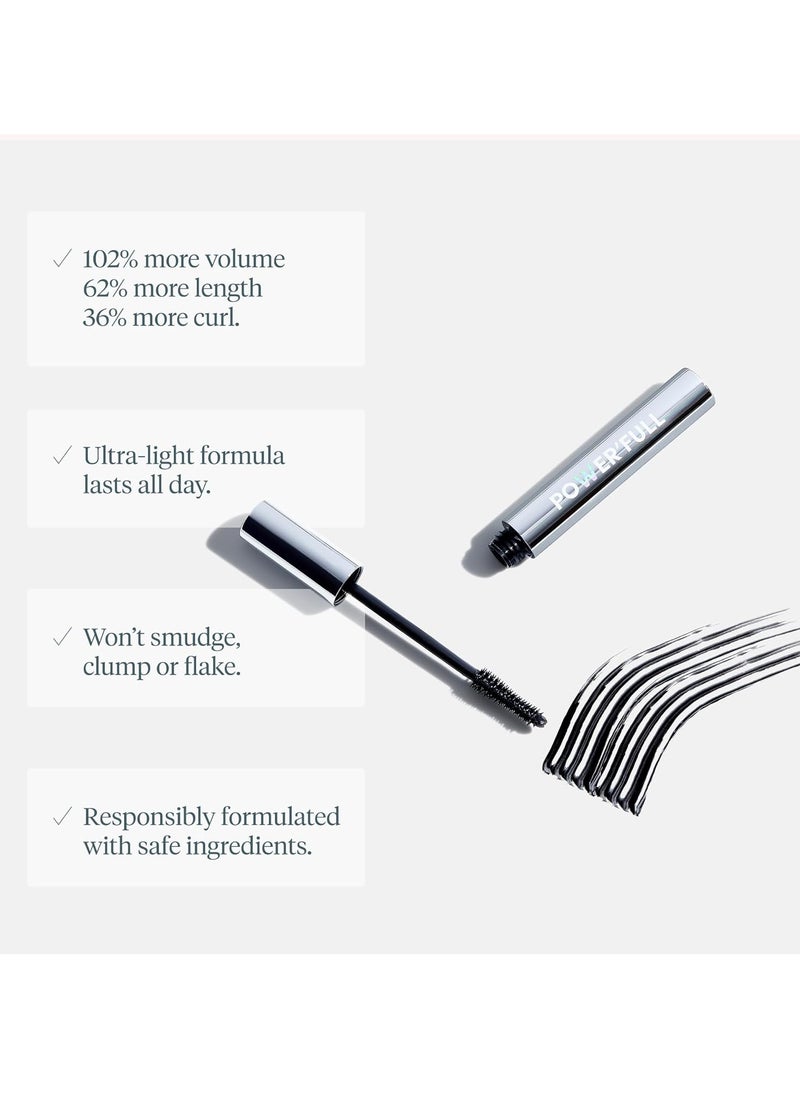 Wonderskin - Black Mascara for Volume Length and Curl Lengthening Volumizing Lash Mascara and Smudge Proof Eyelash Mascara - Image 1