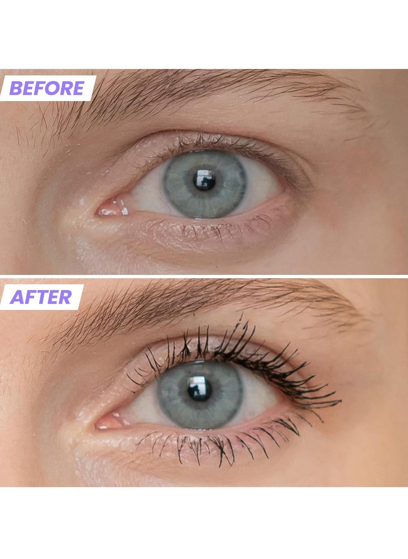 Wonderskin - Black Mascara for Volume Length and Curl Lengthening Volumizing Lash Mascara and Smudge Proof Eyelash Mascara - Image 1