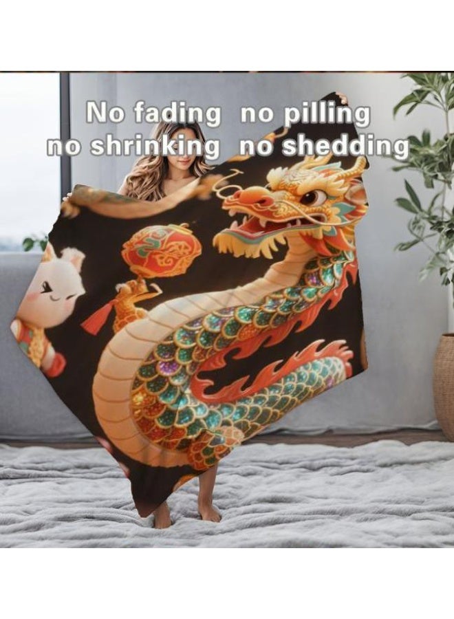 عام بطانية رقيقة من الفانيلا الكرتونية للأطفال والرضع (دافئة ومريحة، ومناسبة للنوم والألعاب) 70 سم * 100 سم - Image 3