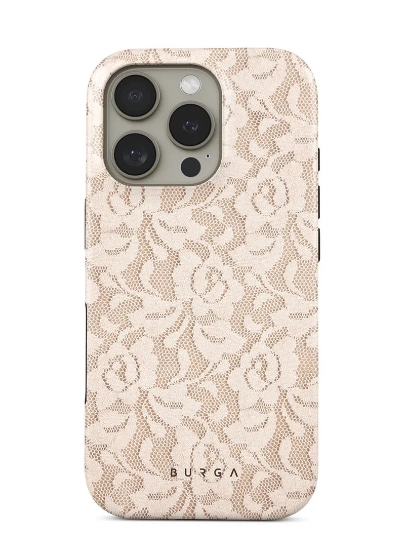 BURGA iPhone 16 Pro Max Case, 2 Piece Hard Shell + TPU Silicone Interior, Shock Absorption, All Port Accessible, Raised Bezel For Screen & Camera Protection, Never Fading HQ Print,Gone Country
