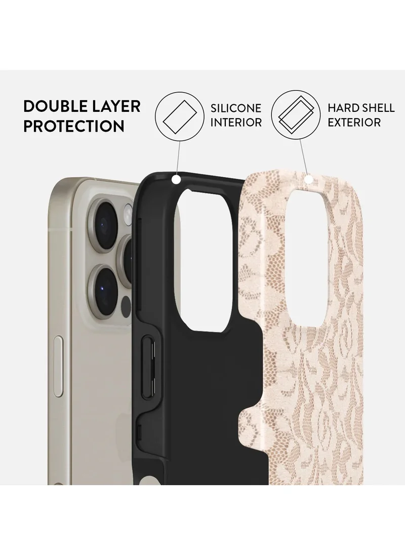 BURGA iPhone 16 Pro Max Case, 2 Piece Hard Shell + TPU Silicone Interior, Shock Absorption, All Port Accessible, Raised Bezel For Screen & Camera Protection, Never Fading HQ Print,Gone Country