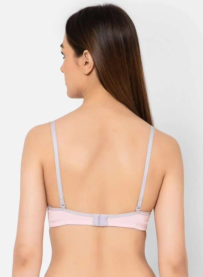 Clovia Clovia Pack of 2 - Lightly Padded Non-Wired Demi Cup Multiway T-Shirt Bra