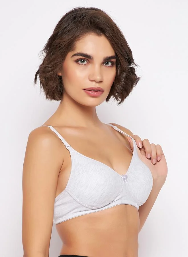 Clovia Clovia Pack of 2 - Lightly Padded Non-Wired Demi Cup Multiway T-Shirt Bra