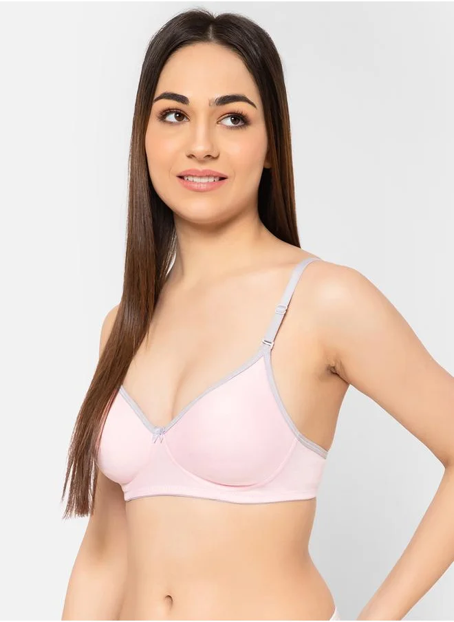 Clovia Clovia Pack of 2 - Lightly Padded Non-Wired Demi Cup Multiway T-Shirt Bra
