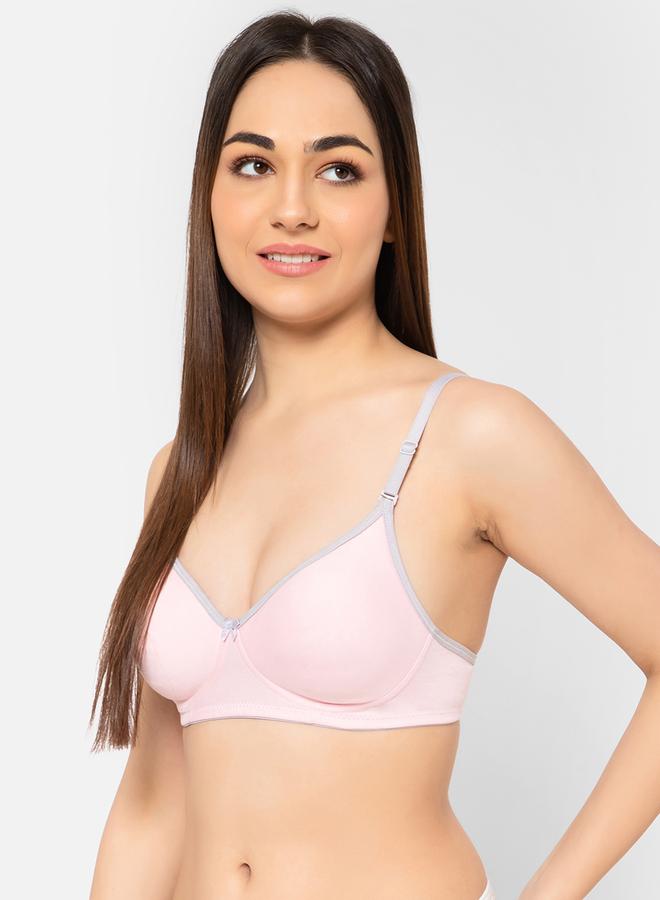 Clovia Pack of 2 - Lightly Padded Non-Wired Demi Cup Multiway T-Shirt Bra - Image 2