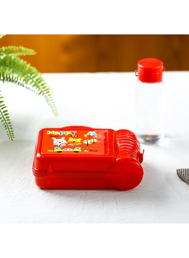 Royalford Lunch Box with Water Bottle for Kids- RF10824| Plastic Lunch Box with a Handle and Water Bottle Perfect for Schools with Durable and Leak-Proof Construction Assorted Colours - Image 5