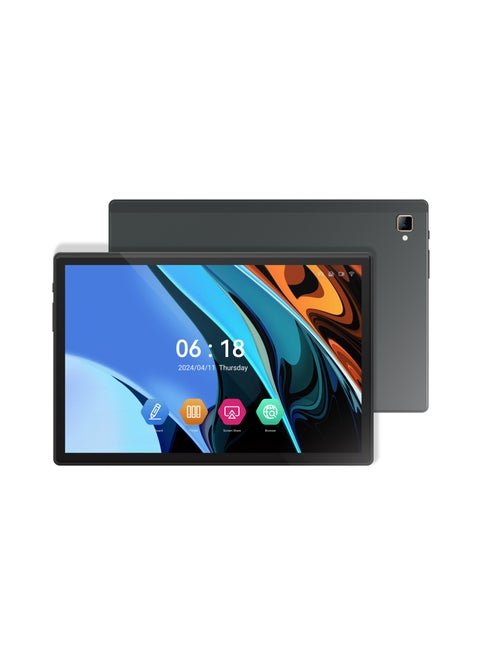 Ultra Professional 10.1 Inch Tablet with 128GB Storage / 8MP Front Camera / 13MP Rear Camera / Android 12 / 6GB Ram / Type-C Charging Port - Black