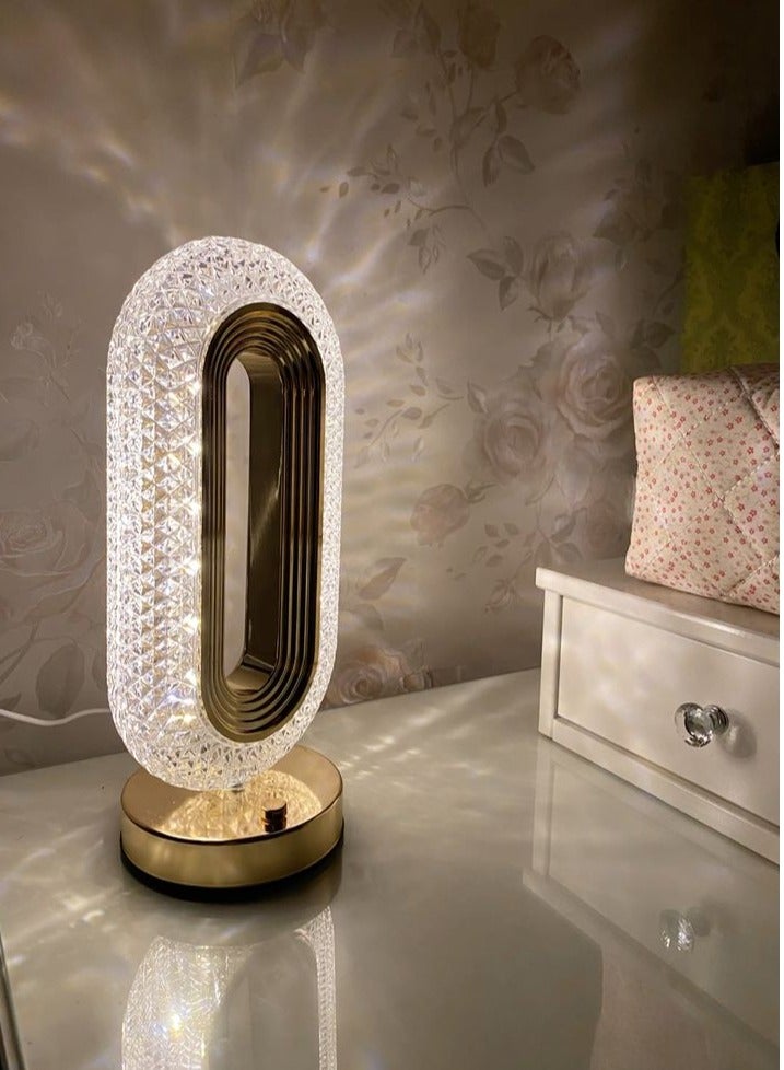 نجفة شوب اباجوره كريستال  LED قابل للشحن  ICG-8024 - Image 3