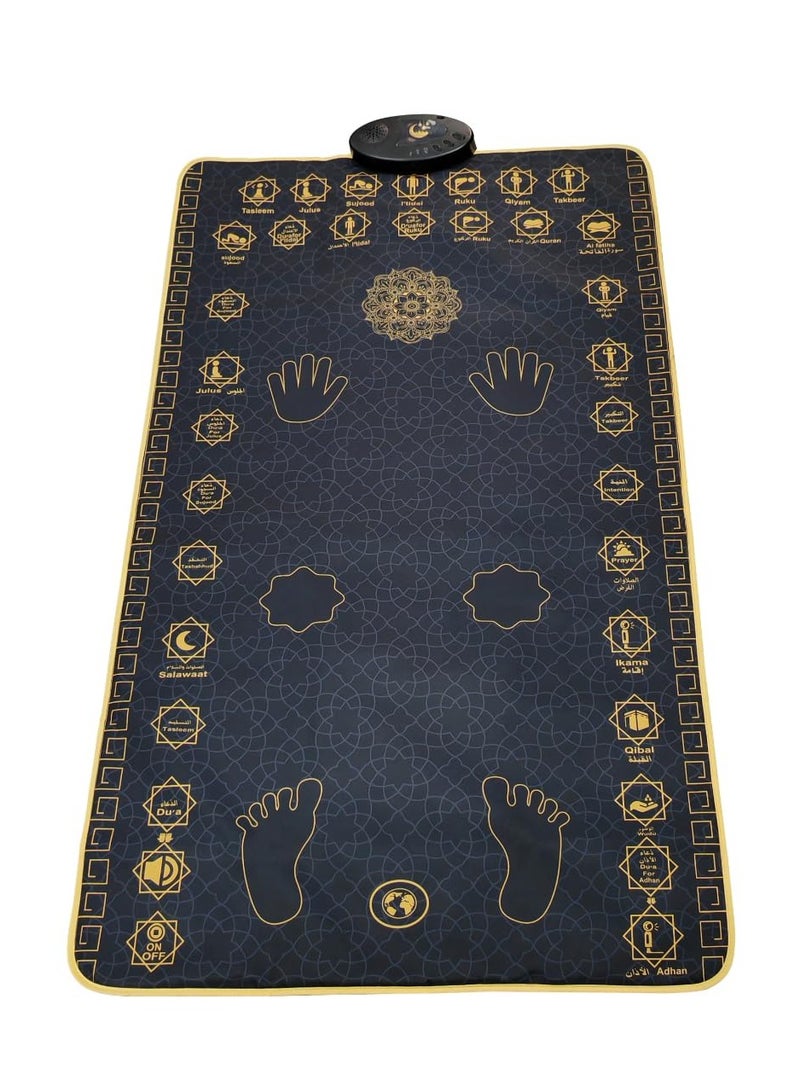 Somerfield Somer Field - Kids Educational Smart Prayer Mat Ramadan for Kids Educational Prayer Easy & Interactive Prayer Rug for Kids (110*70cm）  - Image 2