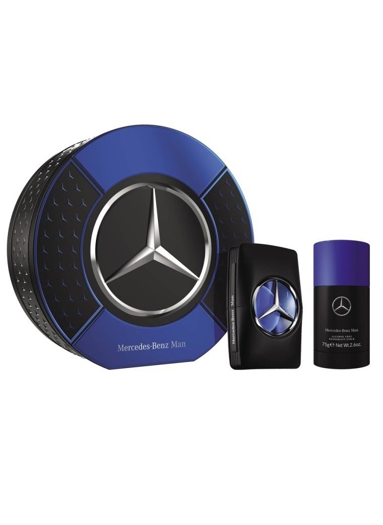 Mercedes-Benz Mercedes-Benz Gift box Mercedes- Benz MAN Coffret (EDT 100ml + Deo Stick 75gr) - INCI Beauty 