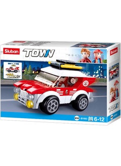 Sluban Sluban Town Series - Pull Back Rally Car Building Blocks 88 PCS - For Age 6+ Years Old  - Image 4