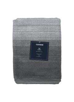 كانون منشفة قطن بخيوط مصبوغة عالية الجودة رمادي 70 x 140 سم F-T-NR-G29-V17-GRY  - Image 1