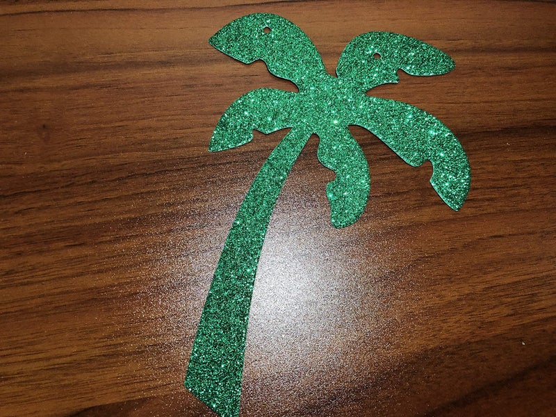 Festiko®Gold Glittery Drink Up Beaches Coconut Tree Banner- Hawaii Luau Summer Beach Party Decoration Supplies - Image 5