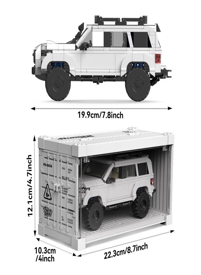 MOCBROPCS Toyota 4Runner SR5PRO Car Building with Collectible Display Container, TOYOTA Officially Licensed SUV, Compatible with Speed Champion, Building Toys for Adults and Kids Boys Ages 8-16(540PCS) - Image 5