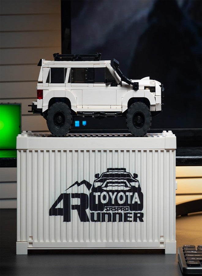 MOCBROPCS Toyota 4Runner SR5PRO Car Building with Collectible Display Container, TOYOTA Officially Licensed SUV, Compatible with Speed Champion, Building Toys for Adults and Kids Boys Ages 8-16(540PCS) - Image 2