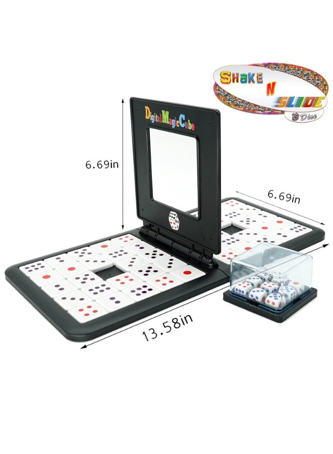 Zikra Shake Slide Block Game Shape Matching Intelligence Board Game for Family Game Nights Race, Fast-Paced Brain Teaser Travel for Kids and Adults, Shape Matching Head to Head Super Slide Puzzle Game - Image 2