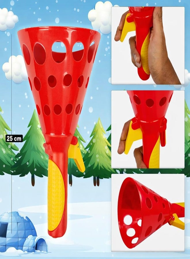 HARSHIV Click & Catch Twin Ball Game for Kids | Pop & Catch Toy Set with 2 Launchers & 2 Balls | Indoor & Outdoor Sports Toy | Age 3+ (Multiple Colors) (RED) - Image 3