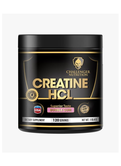 Creatine HCL Bubble Gum, 120 Servings 119.4 gm