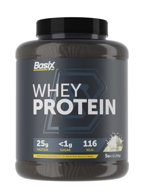 Muscle Whey Protein - Vanilla Whip - (5 lb)