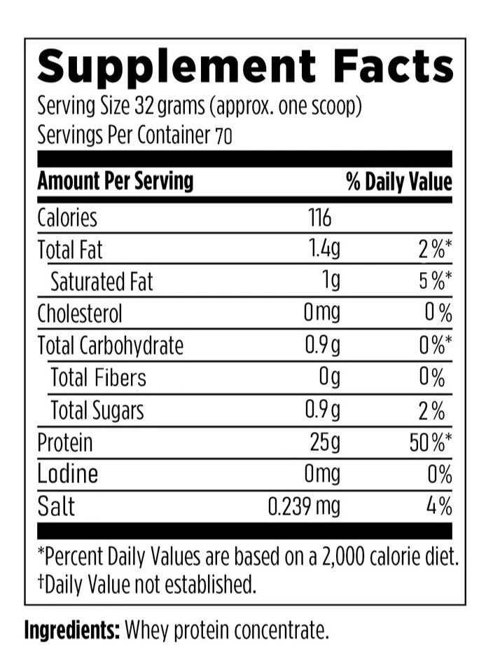 Basix - Muscle Whey Protein - Vanilla Whip - (5 lb) - Image 1