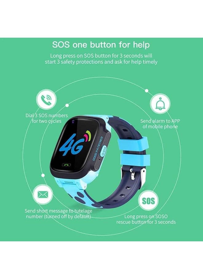 Nabi 4G GPS Waterproof Kids Smart Watch Blue  - Image 4