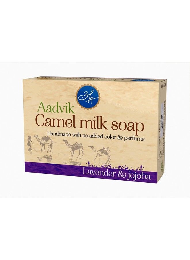 Aadvik Camel Milk Soap With Lavender & Jojoba Essetial Oil ; A Shark Tank Product ;100G  - Image 5