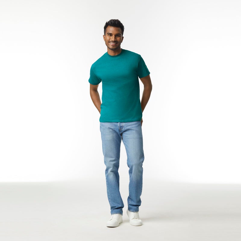 Gildan Adult Ultra Cotton T-Shirt, Style G2000, Multipack, Galapagos Blue (12-Pack), Medium - Image 3