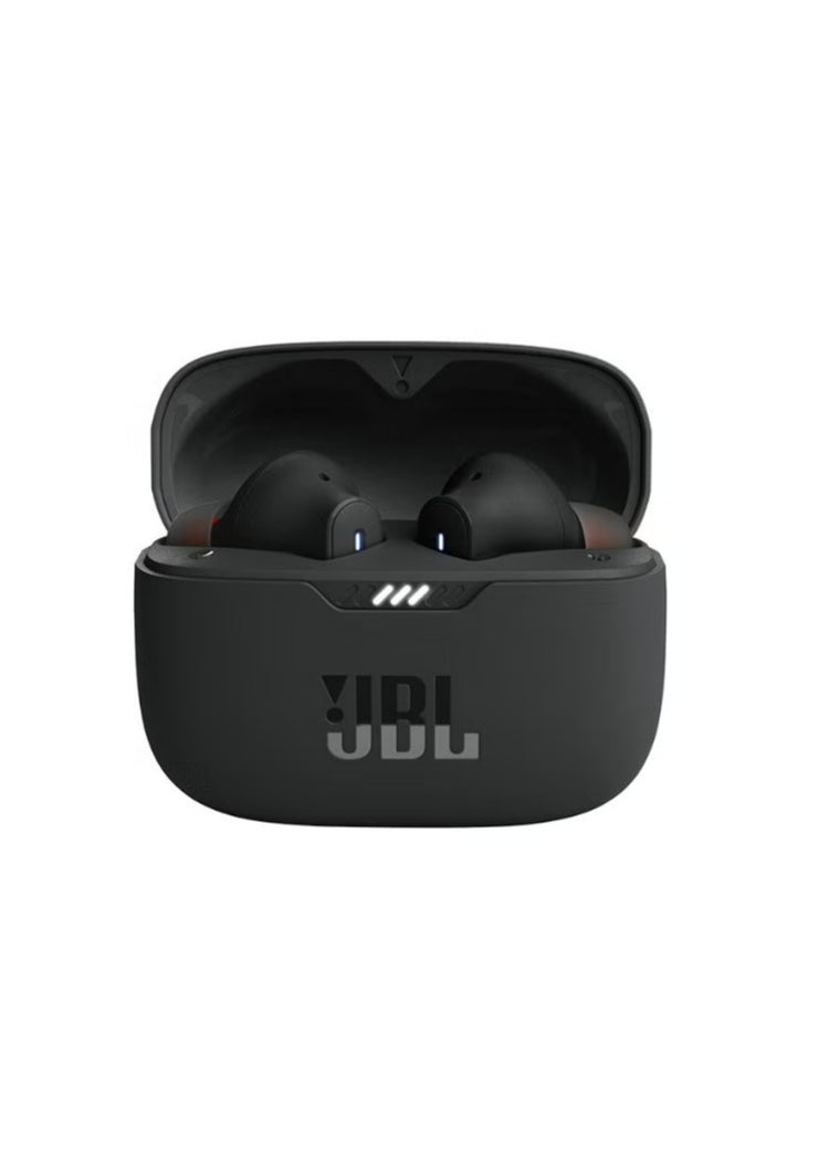 Generic - JBL Tune Beam True Wireless Noise Cancelling Earbuds, Pure Bass Sound, Bluetooth 5.3, Smart Ambient, 4-Mics Technology, Voiceaware, 48H Battery, Water And Dust Resistant Black - Image 1