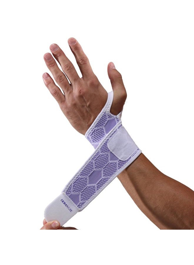 Domaste Wrist Brace for Carpal Tunnel Relief Light Support - Neoprene-Free Compression Wrist Support for Workout Women Men, Adjustable Wrist Guards Fit Right Left Hand for Work Arthritis Tendonitis - Image 1