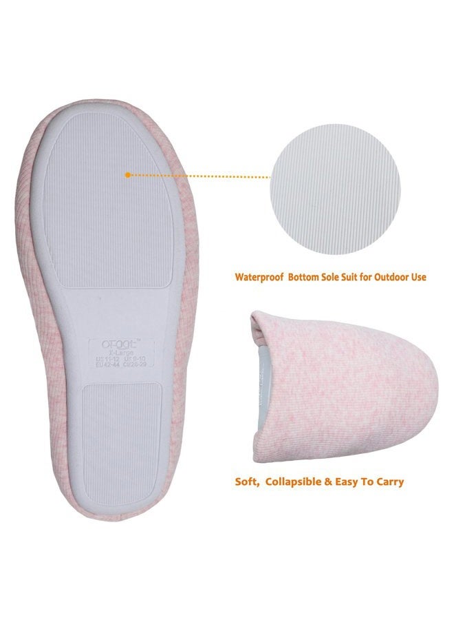 ofoot Women's Indoor Slippers,Memory Foam Washable Cotton Non-Slip Home Shoes - Image 5