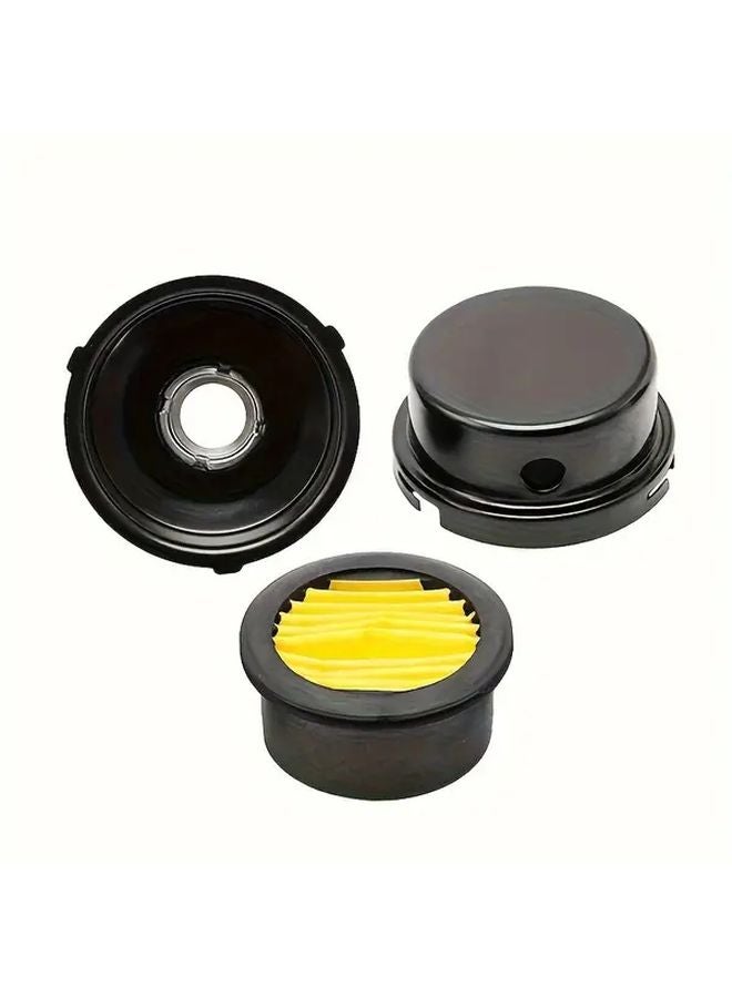 1pc Black G1 2 Thread Air Compressor Silencer Filter Metal Intake Noise Muffler - Image 5