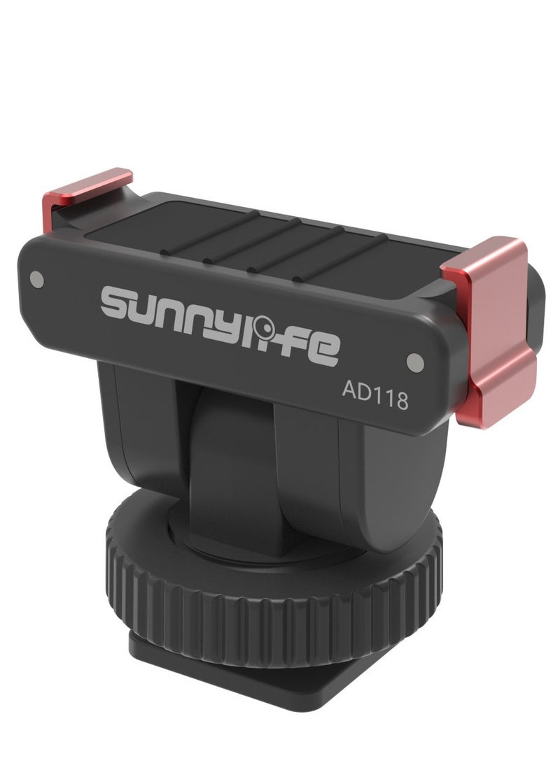 سني لايف محول مغناطيسي لكاميرات Osmo 360 وAction 5 Pro/4/3/2، فتحة برغي 1/4"، ميل 180°، مشبك ألومنيوم CNC، تثبيت مغناطيسي قوي للحوامل وعصي السيلفي - Image 1