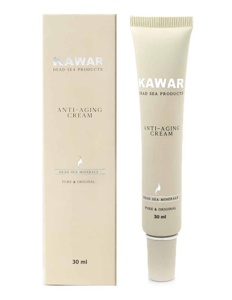 KAWAR Dead Sea AntiAging Face  Neck Cream  Hyaluronic Acid Collagen Niacinamide  AntiWrinkle Moisturizer for Women  Men 1 oz