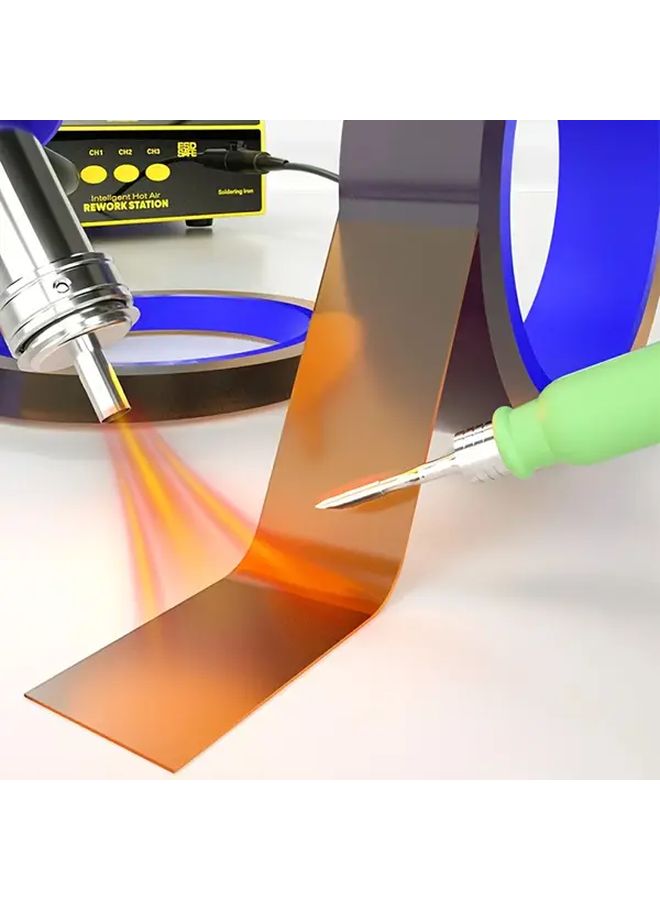 Golden Finger High Temperature Resistant Polyimide Tape 5mm 400C Heat Resistant Insulation - Image 2