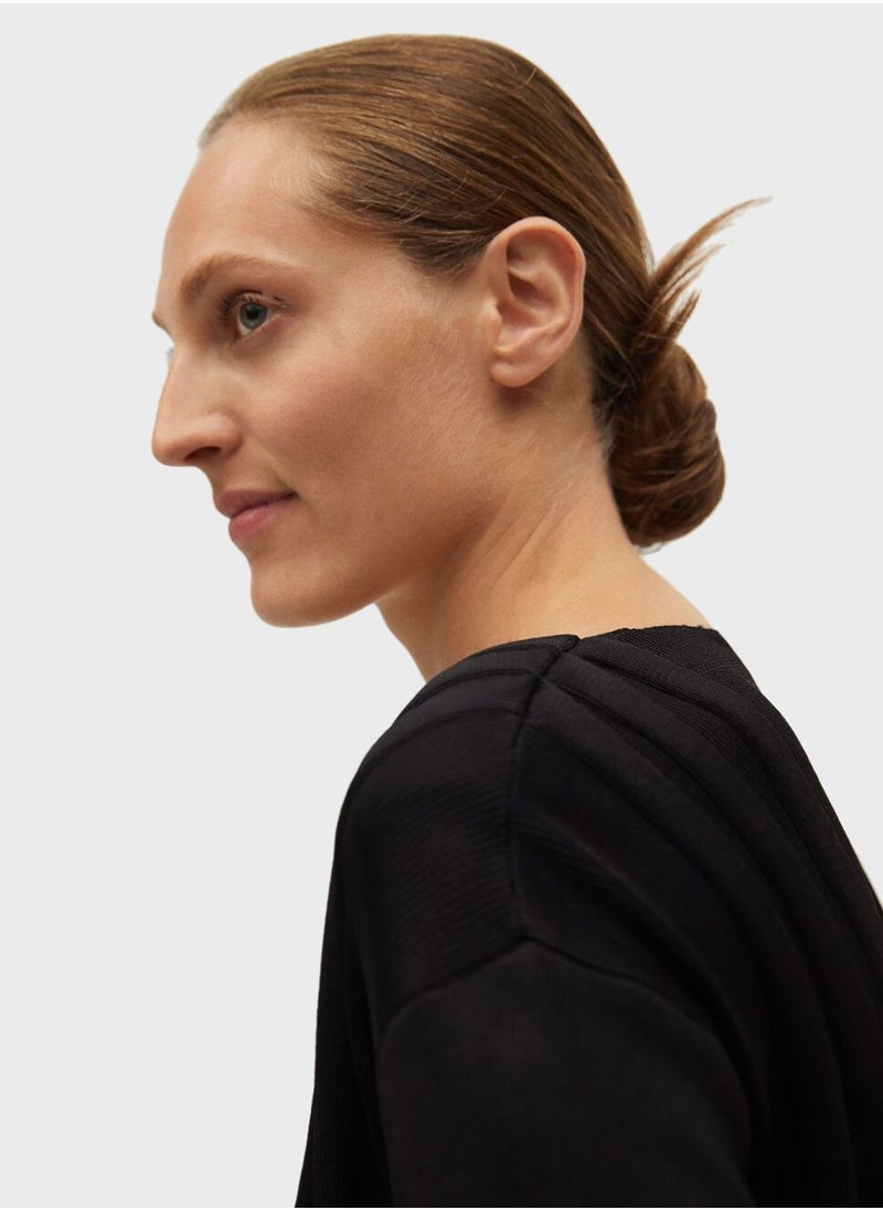 MANGO - pleat detail sweater - Image 1