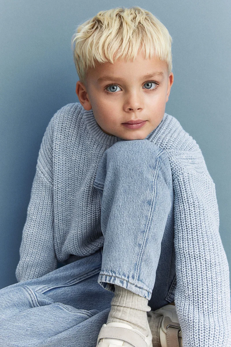 اتش اند ام جينز متدرج الاتساع من مزيج القطن