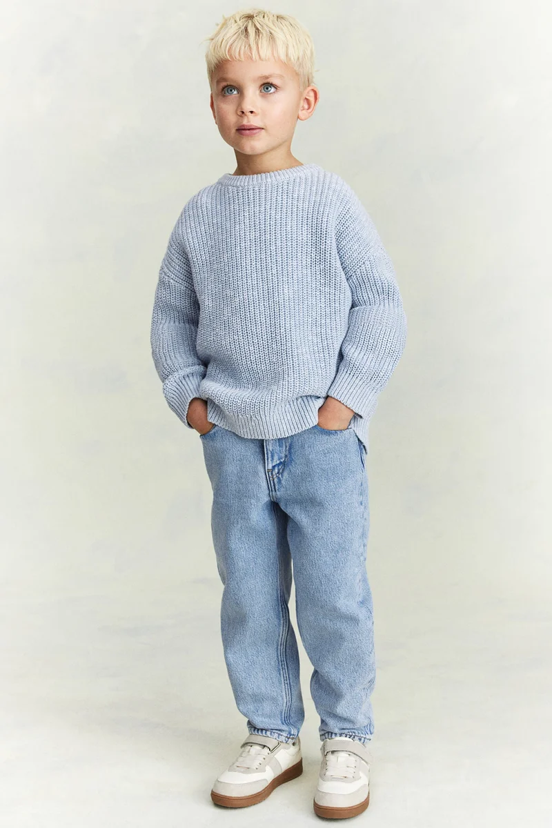 اتش اند ام جينز متدرج الاتساع من مزيج القطن