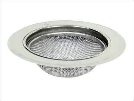 SQUARO Stainless Steel Strainer Kitchen Drain Basin Basket Stopper Drainer Sink Jali (No-3, 106 mm Round Fitting 4 Inch Waste Coupling, Large) - Image 4