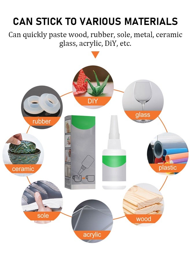 Jaysuing multifunctional adhesive glue to repair tiles, leather and wood repair handmade DIY quick-drying adhesive - Image 4