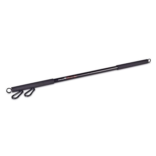 Bionic Body 36 Inches Light Weight Resistance Training Straight Bar – Fits All Resistance Bands/Accessories with Carabiners BBEB-020 - Image 1