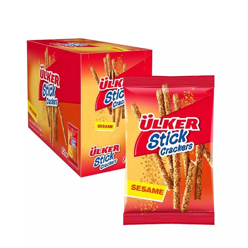 Ulker Salted Stick Cracker With Sesame Flavor- 12X30gms