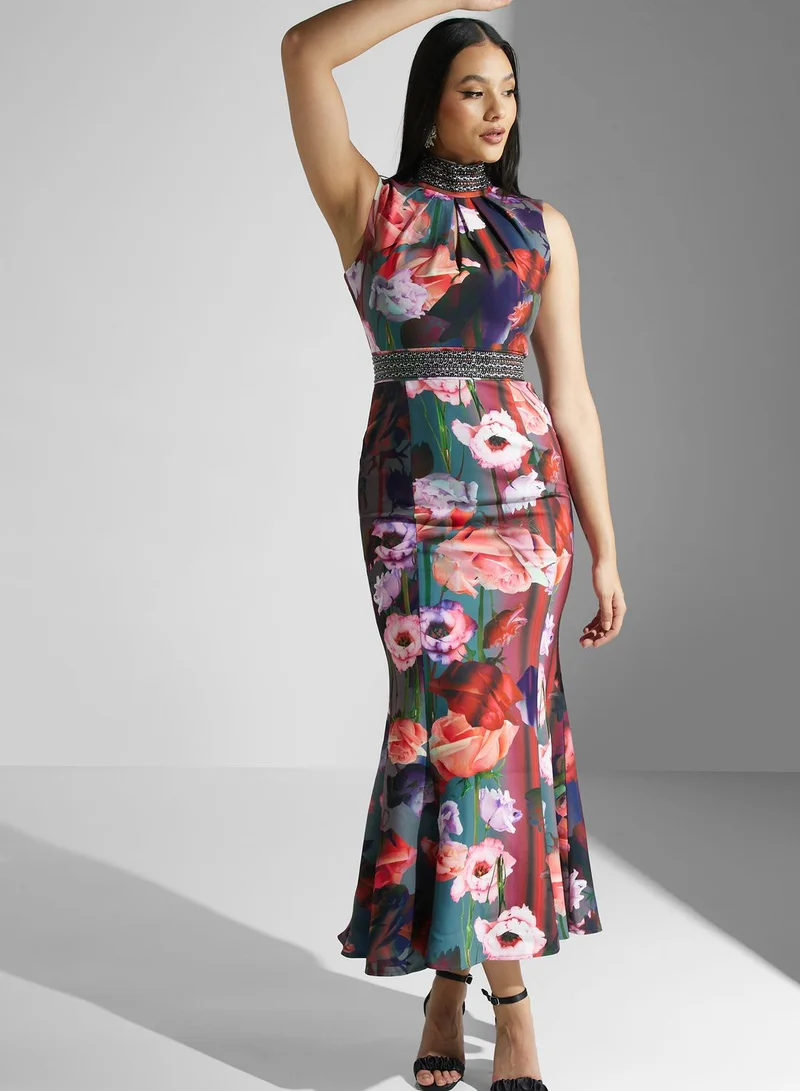 Karen Millen Floral Printed Dress