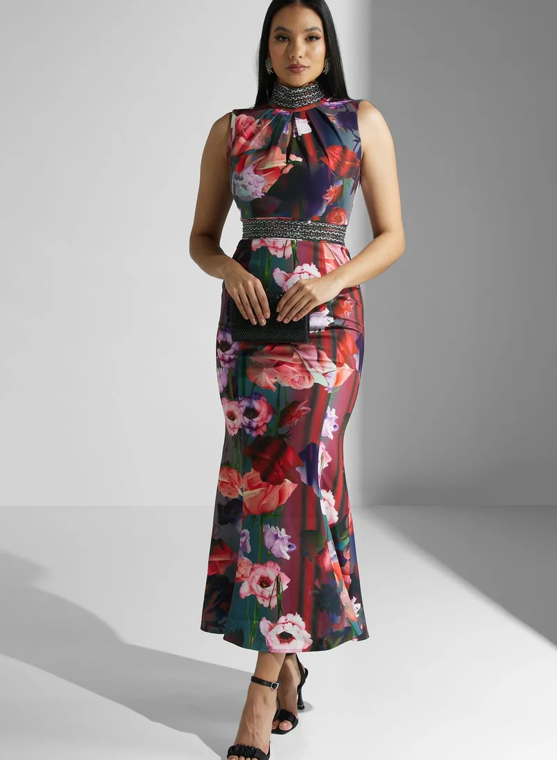 Karen Millen Floral Printed Dress
