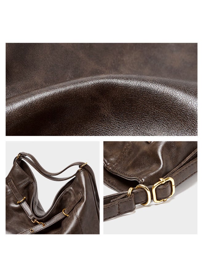 15MINS 15minutes Handbag, Women's Luxury Brand Large Capacity Shoulder Tote Bag, Hobo Bag, Versatile Ladies Crossbody Bag, New Year Gift - Image 4
